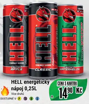 Tamda Foods HELL energetický nápoj 0,25L nabídka
