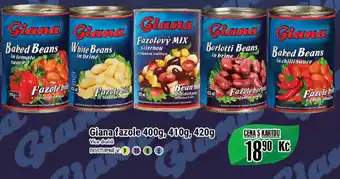 Tamda Foods Giana fazole 400g, 410g, 420g nabídka
