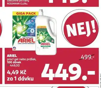 Rossmann Ariel prací prostředek nabídka