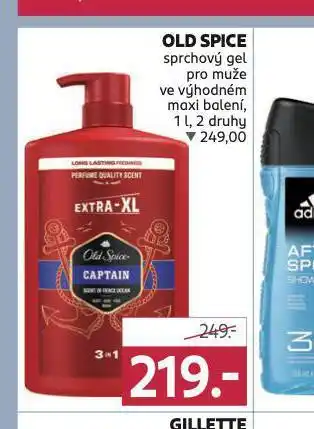 Rossmann Old spice sprchový gel nabídka