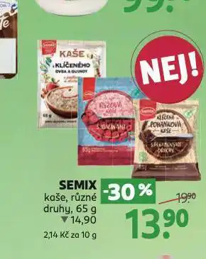 Rossmann Semix kaše nabídka