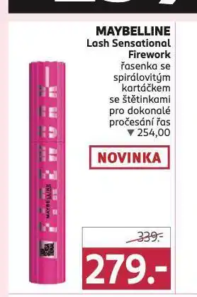 Rossmann Maybelline řasenka nabídka