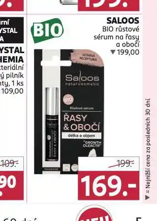 Rossmann Saloos bio růstové sérum na řasy a obočí nabídka