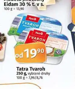 Coop Tatra tvaroh nabídka