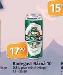 Coop Pivo radegast rázná 10 nabídka