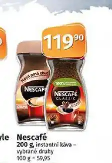 Coop Nescafé instantní káva nabídka