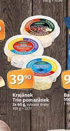 Coop Krajánek trio pomazánek nabídka
