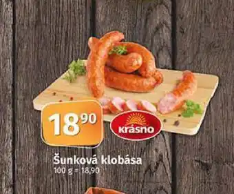 Coop Šunková klobása nabídka