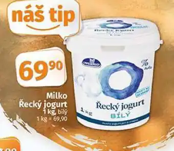 Coop Milko řecký jogurt nabídka