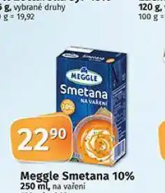 Coop Meggle smetana 10% nabídka