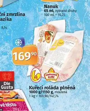 Coop Kuřecí roláda plněná nabídka