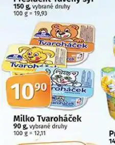 Coop Milko tvaroháček nabídka