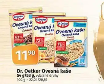 Coop Dr. oetker ovesná kaše nabídka