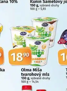 Coop Olma míša tvarohový mls nabídka