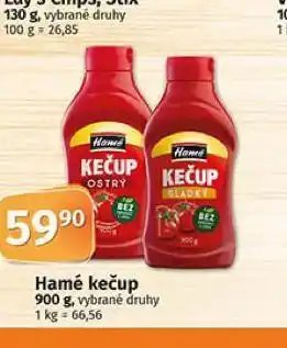Coop Hamé kečup nabídka