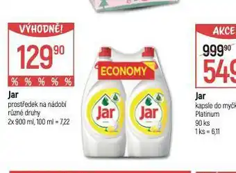 Globus Jar prostředek na nádobí nabídka
