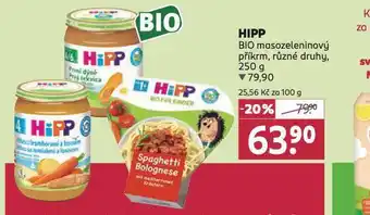 Rossmann Hipp bio masozeleninový příkrm nabídka