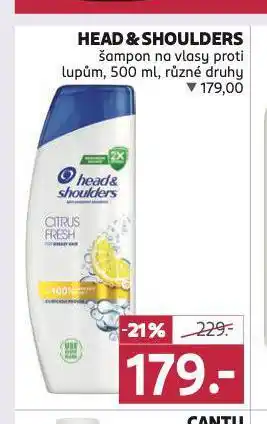 Rossmann Head&shoulders šampon nabídka