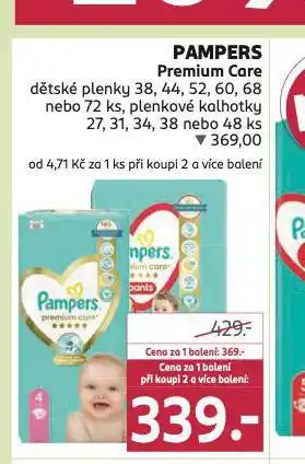 Rossmann Pampers dětské plenky nabídka