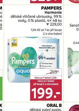 Rossmann Pampers dětské vlhčené ubrousky nabídka