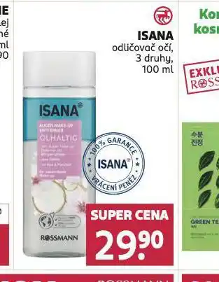 Rossmann Isana odličovač očí nabídka