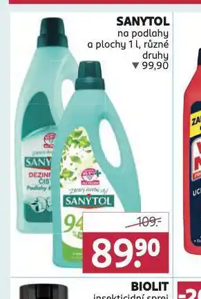 Rossmann Sanytol na podlahy a plochy nabídka