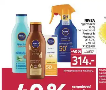 Rossmann Nivea hydratační sprej na opalování nabídka