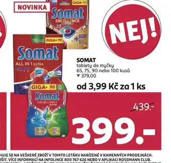 Rossmann Somat tablety do myčky nabídka