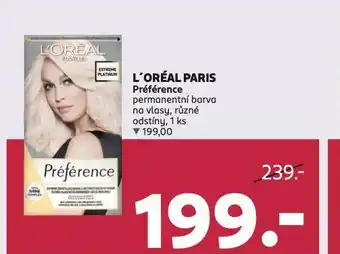 Rossmann Loreal paris préférence permanentní barva na vlasy nabídka