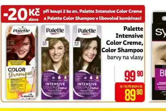 Teta Palette intensive color creme, color shampoo nabídka