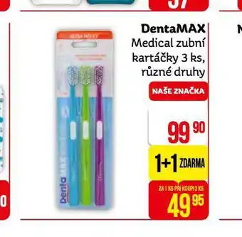 Teta Dentamax medical zubní kartáčky nabídka