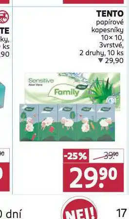 Rossmann Tento papírové kapesníky nabídka