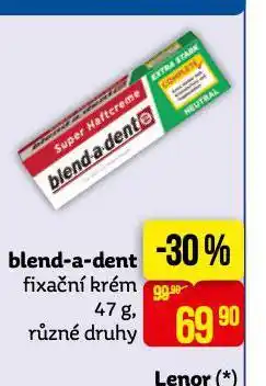 Teta Blend a dent fixační krém nabídka