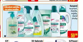 Teta Sanytol na praní, čističe, mýdla nabídka