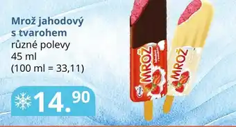 Mrož jahodový s tvarohem