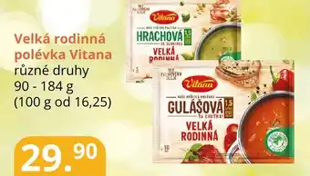 Potraviny CZ Velká rodinná polévka Vitana nabídka