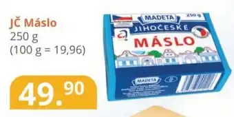 Potraviny CZ JČ Máslo nabídka