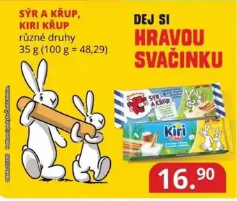 Potraviny CZ SÝR A KŘUP, KIRI KRUP nabídka
