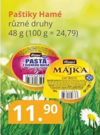 Potraviny CZ Paštiky Hamé nabídka