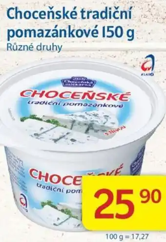 Kubík potraviny Choceňské tradiční pomazánkové 150 g nabídka