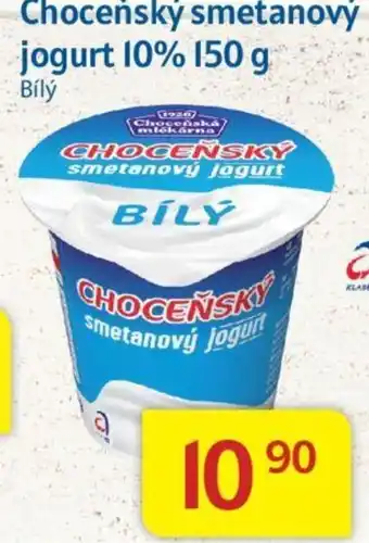 Kubík potraviny Choceňský smetanový jogurt 10% 150 g nabídka