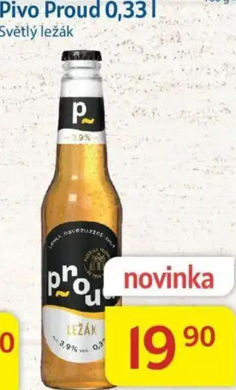 Kubík potraviny Pivo Proud 0,33L nabídka