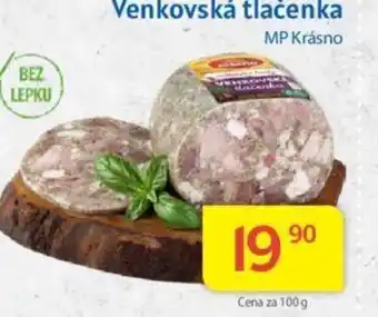 Kubík potraviny Venkovská tlačenka nabídka