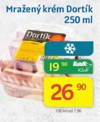 Kubík potraviny Mražený krém Dortík 250 ml nabídka