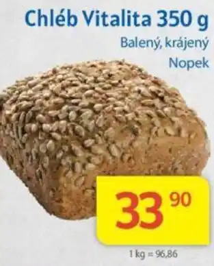 Kubík potraviny Chléb Vitalita 350 g nabídka