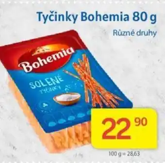 Kubík potraviny Tyčinky Bohemia 80 g nabídka