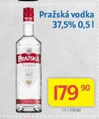 Kubík potraviny Pražská vodka 37,5% 0,5l nabídka