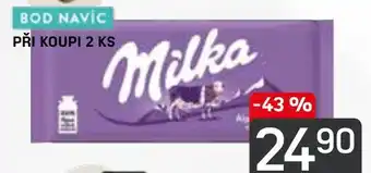 Flop MILKA ČOKOLÁDA nabídka