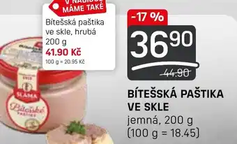 Flop BÍTEŠSKÁ PAŠTIKA VE SKLE nabídka