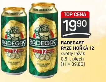 Flop RADEGAST RYZE HOŘKÁ 12 0.5L nabídka